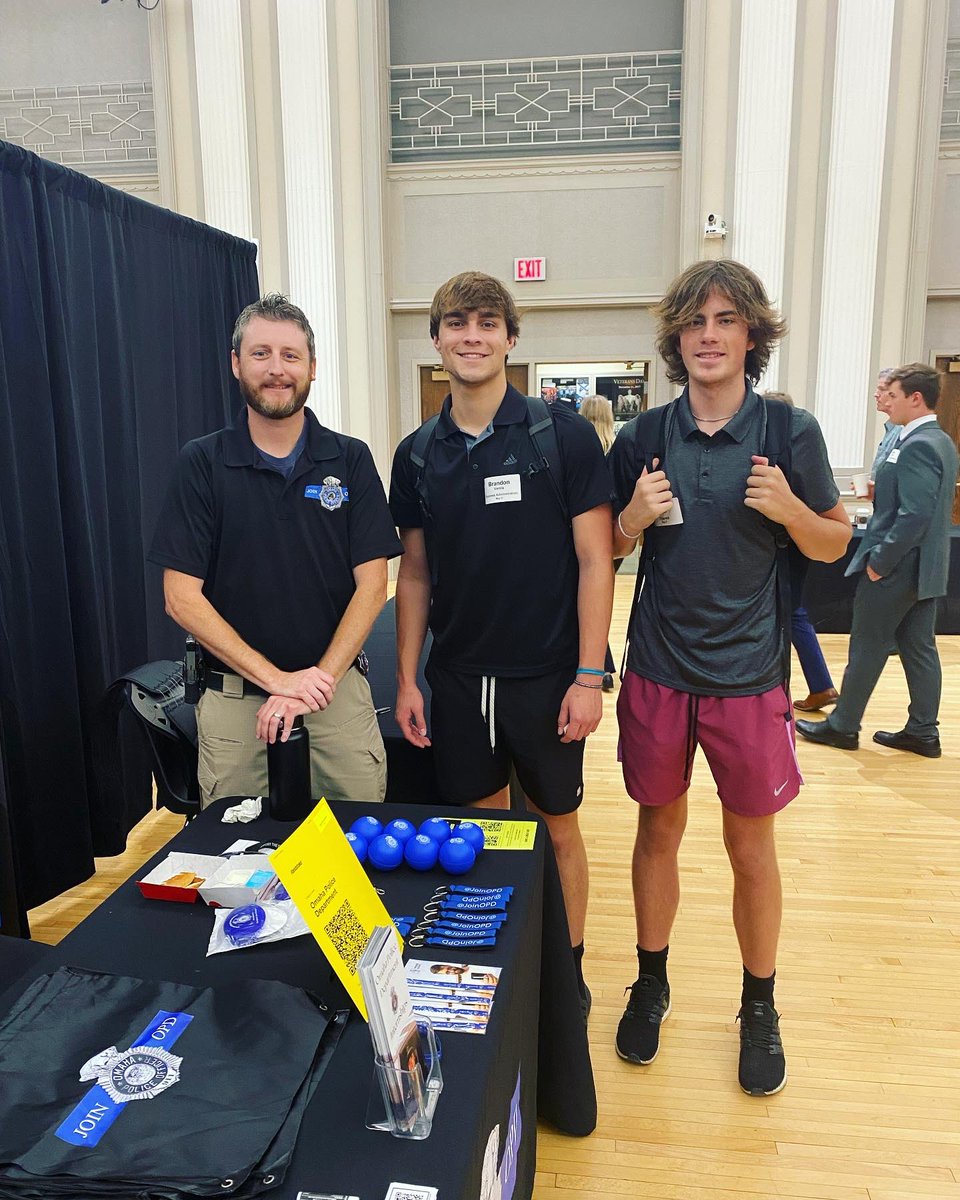 #JoinOPD at <a href="/UNLCareers/">UNL Career Services</a> #careerfair today! Stop by and learn what #OPD has to offer:
✅Free college tuition for you AND your kids
✅Salary starts at $70,928
✅Health, Dental, Life Insurance Benefits 
The City of Omaha is an EOE
 #OPD #jobs #careers #huskers
