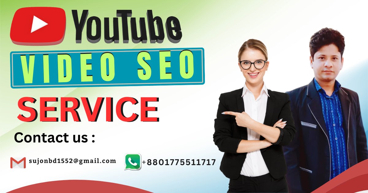 🚀 Exciting News for Online Entrepreneurs! 🚀

Are you struggling to boost your YouTube channel's visibility and reach a wider audience? Look no further! 🎥🌟

Introducing our top-notch YouTube Video SEO service! 📈🔍

#YouTubeSEO #VideoOptimization #BoostYourChannel #OnlineSucce