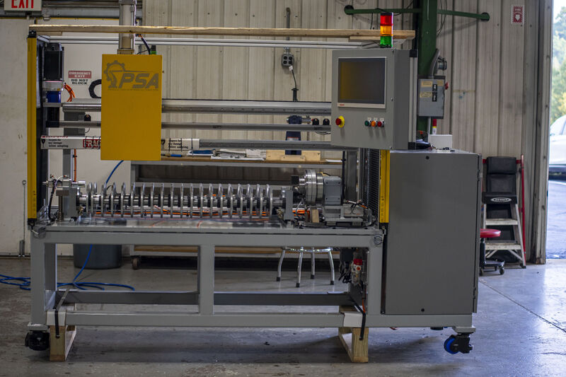 PsaSystems's tweet photo. PSA Systems Custom Automated Cutting Station is ready to ship from our Lawrence, PA facility! https://t.co/MPYwp1nm9O