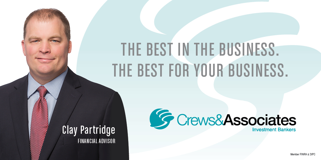 We’re proud to see Clay Partridge recognized as one of @amppob Best Financial Advisors, as nominated by #AMP readers. 
 
Check out AMP’s September issue here > armoneyandpolitics.com/digital-issue/

#CrewsandAssociates #AMPnews #financialadvisor