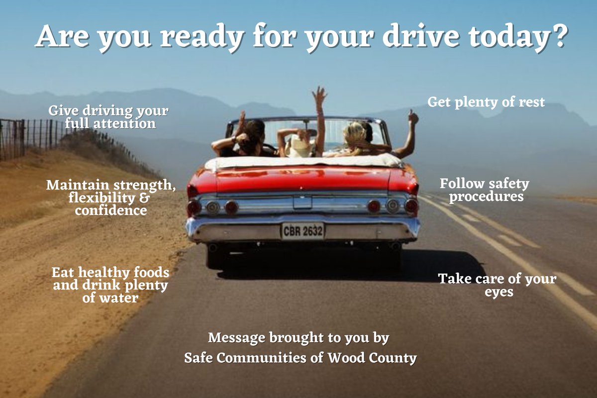 Are you ready for your drive today?  #safeseniors #drivesafeohio