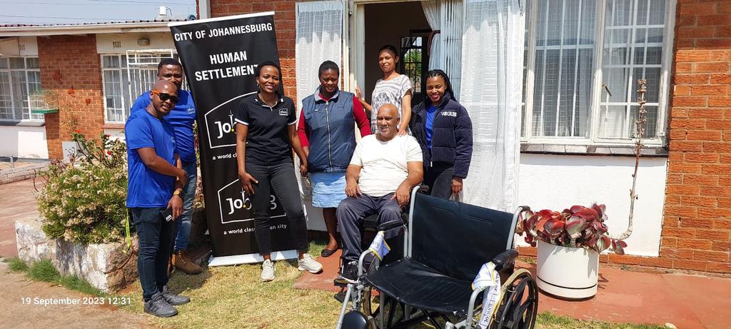 City of Joburg Human Settlements Department tweet media