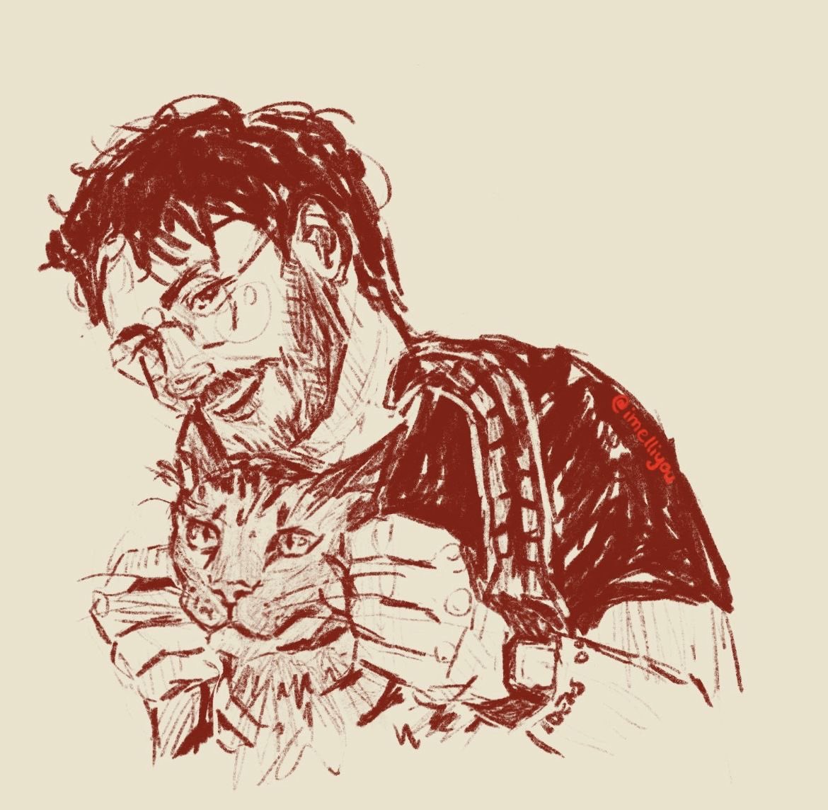 ItsHarr13t's tweet photo. #DrawJames cutie https://t.co/PGl6Nfe61x