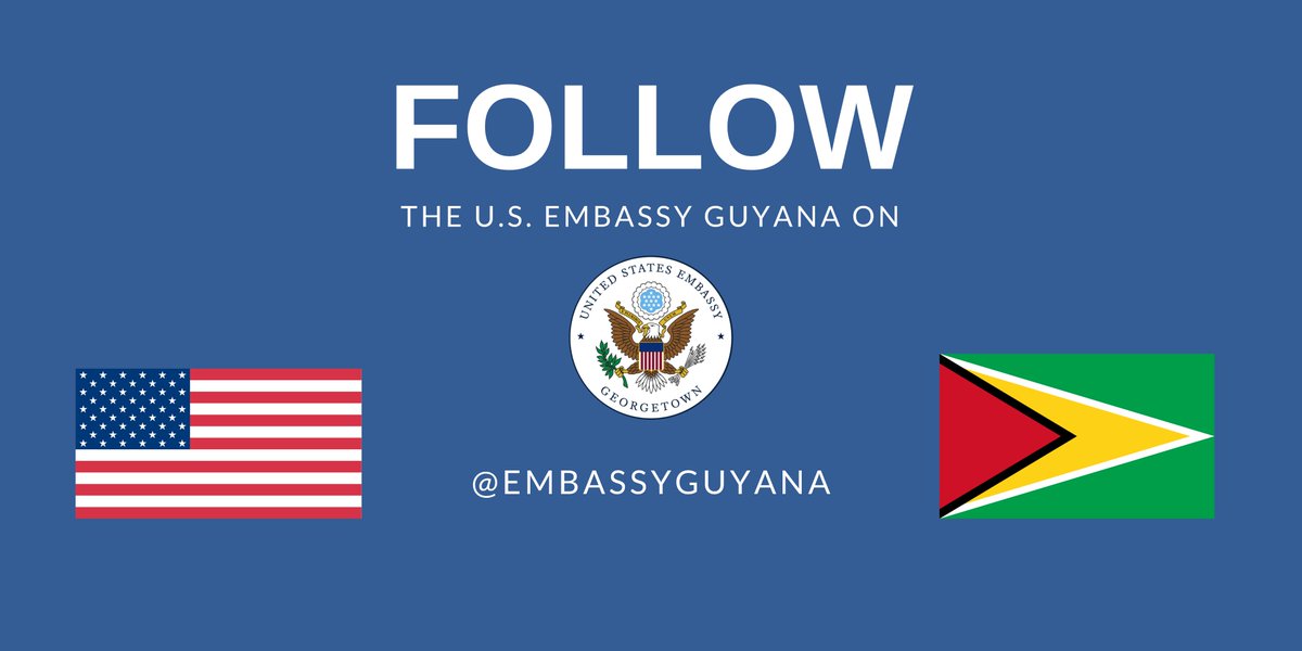 This account is no longer in use. Follow us on: twitter.com/EmbassyGuyana