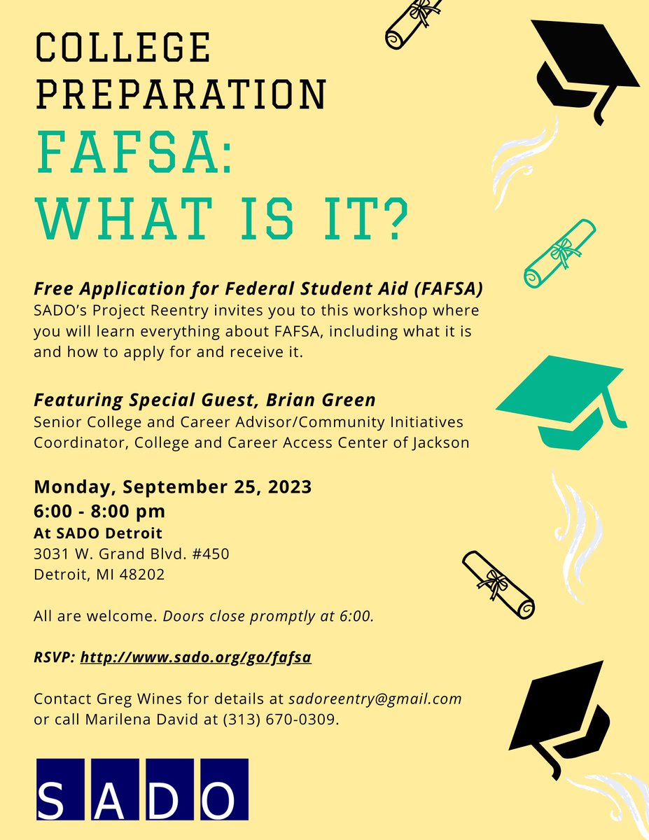 SADO’s Project Reentry (@sadoreentry) on Twitter photo 