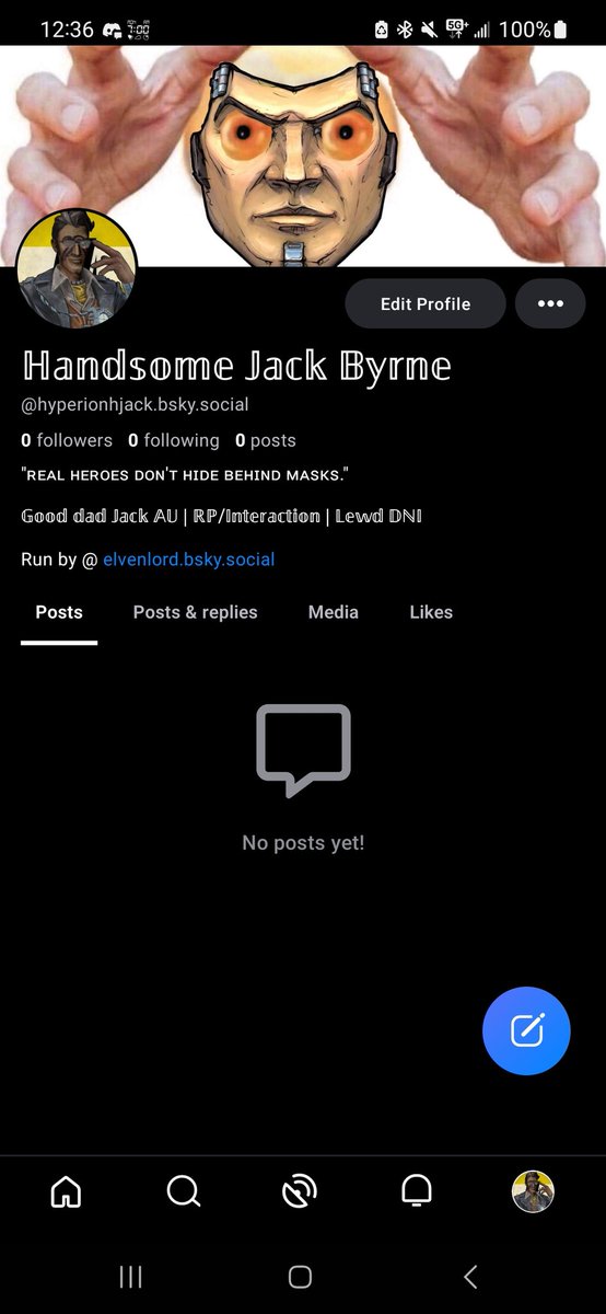 //I've officially moved this account to BSky! As I start to get codes, if mutuals want to join me, they can DM me to claim one!

(The first Jack too, not to brag or anything.......)