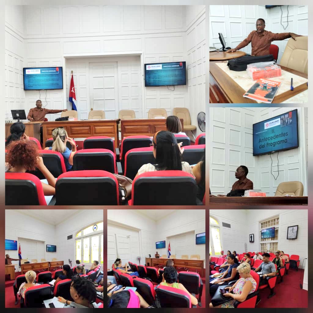 📸Curso de capacitación del programa "#ColorCubano" para comunicadores del <a href="/CubaEsCultura/">MinCult - Cuba</a>, impartido por el destacado profesor Rolando Rensoli. #CubaEsCultura
#ElArteDeEnseñarElArte