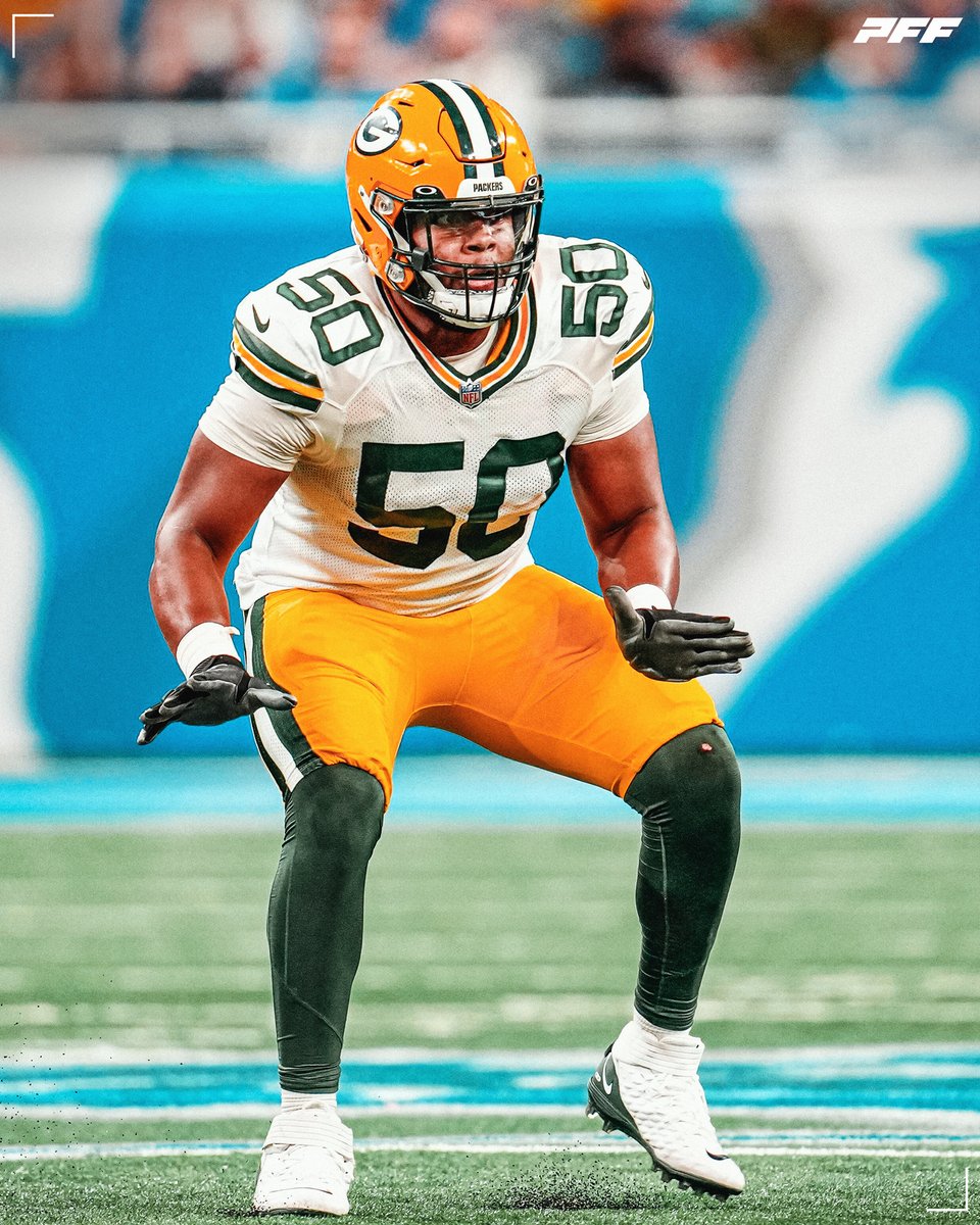 Zach Tom this season:

🧀 59 pass-blocking snaps
🧀 1 pressure allowed
🧀 0 penalties committed