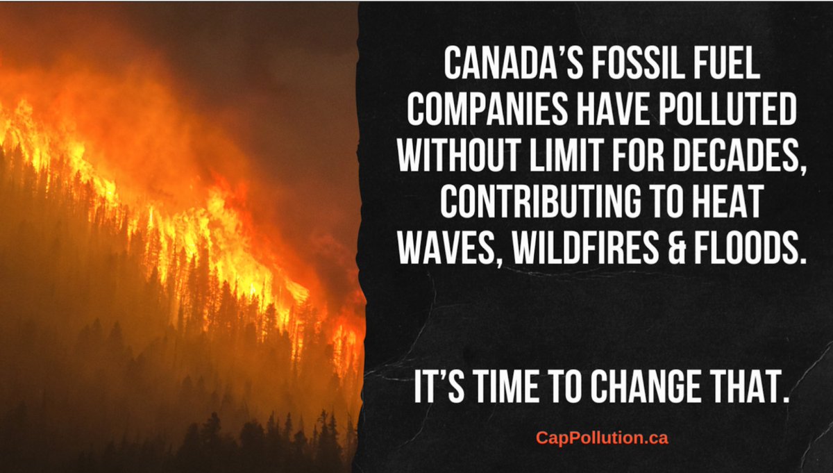 (1/3) It’s time for you to support a strong cap on emissions from the oil and gas industry <a href="/JustinTrudeau/">Justin Trudeau</a> / <a href="/CanadianPM/">Prime Minister of Canada</a>! Too many Canadians have lost their homes, livelihoods, and lives to the wildfires, storms, and floods. #EmissionsCap #FastFairForever #CDNpoli
