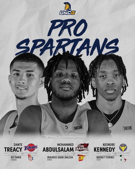 Excited and proud to announce that 3⃣ recent Spartan alumni have signed professional contracts! 

Congratulations to:
Dante Treacy ➡️ <a href="/kktamis/">KK Tamiš</a> 
Mohammed Abdulsalam ➡️ <a href="/iraurgisb/">Iraurgi Saskibaloia</a>
Keondre Kennedy ➡️ <a href="/basket_torino/">Reale Mutua Basket Torino</a> 
#letsgoG x #Brotherhood