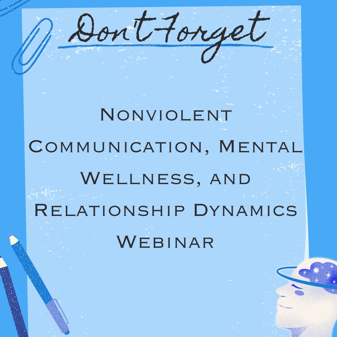 Reminder: Our webinar is happening tonight! If you wanna better understand Nonviolent Communication and what it has to offer the world, come join us and our Executive Director, Michael Jascz. Click the link in our bio to join.
•

•

•

•
#ACEs #traumaresponse #NVC #trf