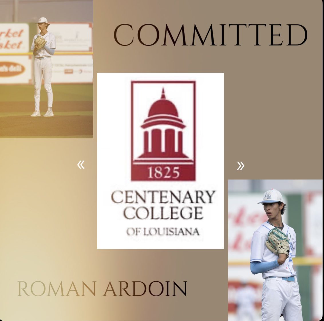 I am blessed and happy to announce my commitment to Centenary College of Louisiana. I’d like to thank God, family, coaches, and friends that helped me through this journey and chapter of my life.