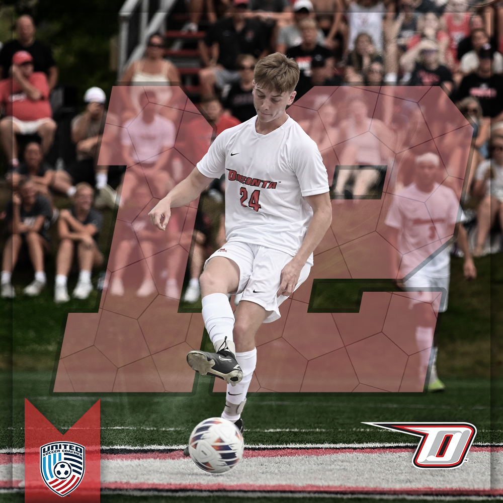 The Oneonta men's soccer team moved up a spot to No. 12 in this weeks United Soccer Coaches NCAA Division III National Poll! The Red Dragons start SUNYAC play tomorrow against New Paltz on Red Dragon Field at 4 pm! #HereWeGoO #d3soccer