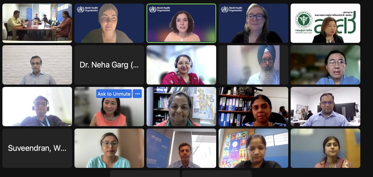 It was a pleasure to meet many colleagues from SEARO to discuss the new <a href="/WHO/">World Health Organization (WHO)</a> Guidance on #MentalHealth policy &amp; strategic action plans under development.

We received excellent suggestions to improve the guidance. It is great to see this moving forward.

#QualityRights