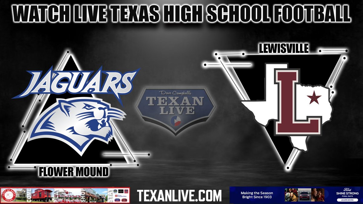Texan_Live's tweet image. WATCH THIS FOOTBALL GAME LIVE
Flower Mound vs Lewisville
Friday 9/22/2023
@TheGrayestArea &amp;amp; @codybarfknecht on the call
Coverage begins at 7pm
For the Live Link Click Here: bit.ly/3Pj4Wia

#TXHSFB @dctf