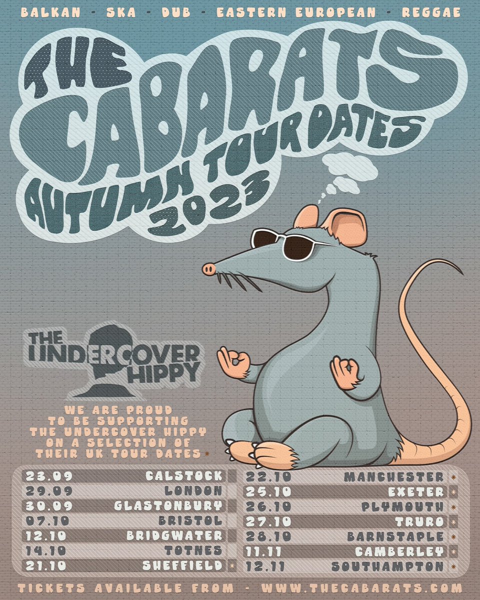 TheCabarats's tweet photo. The tour starts this Saturday! #calstock #glastonbury #london #bristol to start with! @CalstockHall @CalstockArts @bhtotnes @magic_pub @KingArthurGlast #accordion #oud #worldmusic #ska #reggae #live #gigs #music #bands https://t.co/NfEdQ5Ljpl