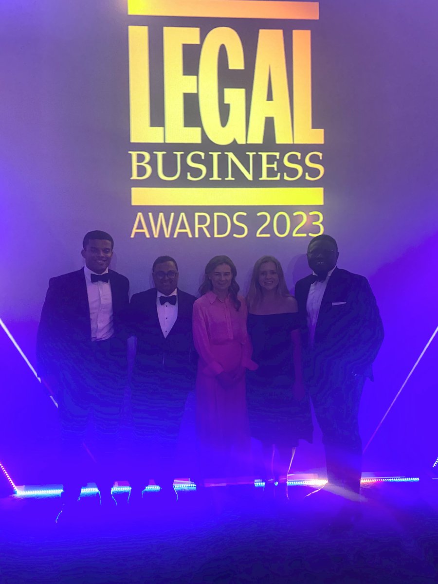 We’re delighted to be at the <a href="/LegalBusinessUK/">Legal Business</a> awards tonight at JW Marriott Grosvenor House, London, where we are shortlisted for Corporate Team of the Year.                  

Wishing the best of luck to all of this evening's finalists!
 
#LBAwards2023 #LawFirm