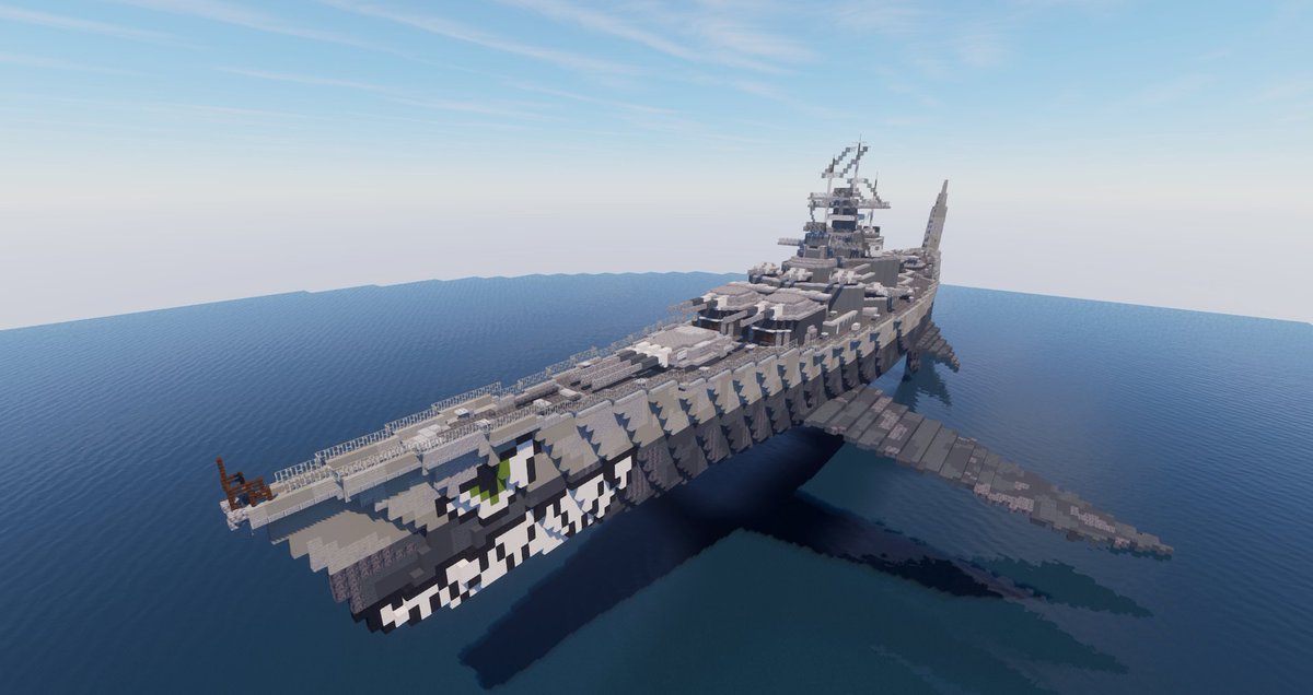 Getling_ex's tweet image. Shark Battleship
Shader:continuum

#minecraft #minecraftbuilds #minecraftidea #minecraft建築コミュ