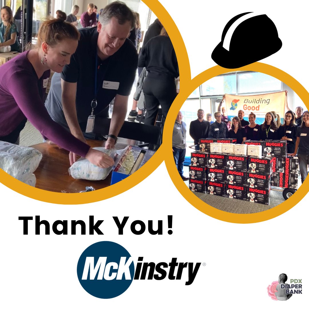 It’s day #2 of Nat'l Diaper Need Awareness Week! Yesterday, @lifeatmckinstry (PDX) helped us #EndDiaperNeed by wrapping 14,275 diapers via a mobile diaper wrapping event. Such an incredible day of volunteerism! Interested in hosting a wrapping event? Email Megan@PdxDiaperBank.org