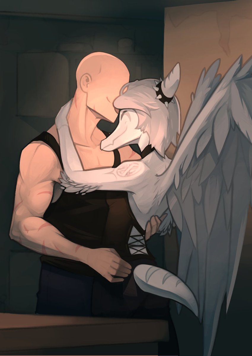 EXAGONO16's tweet photo. El final 2 me rompió el corazón y "Broken Wings" tomó esas piezas y creó algo hermoso.  
#Snoot #Snootgameart #leomevolviofurro #anon #fang @Cavemanon #snootgame https://t.co/jDfWl9M58E