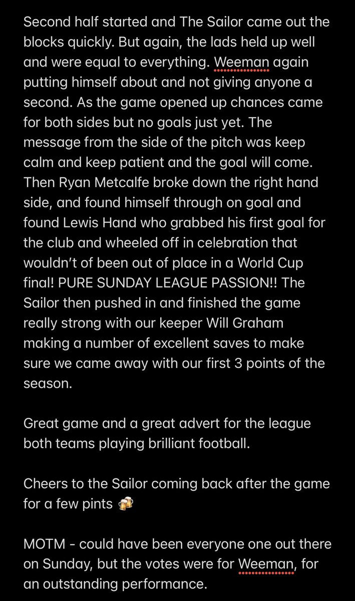 Northbank 1970. 3-2 <a href="/FcJovial/">Jovial Sailor FC</a> 

Really entertaining game down at the Sheepmount on Sunday. Thanks to the Sailor lads for a great game and coming back to the pub after.