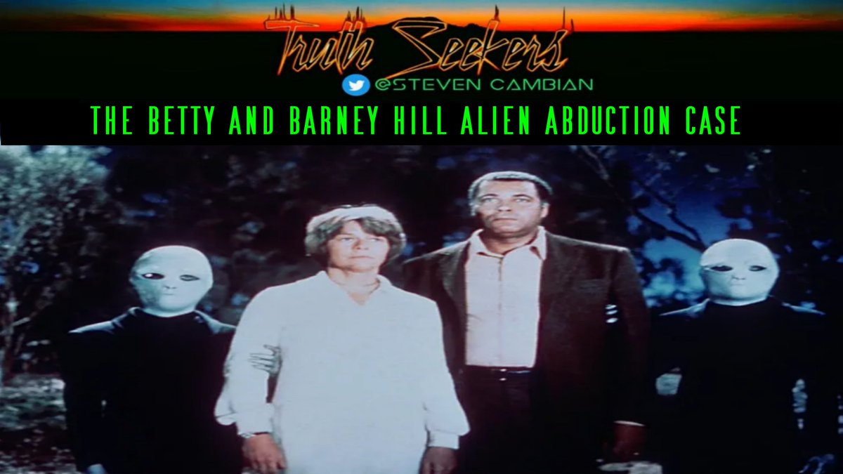 StevenCambian's tweet photo. #UFOTWITTER #F2B #UFO #UAP #UAPTWITTER #ALIENS #ANCIENTALIENS #UFOS #UAPS #ALIENABDUCTION #GREYALIENS #UFOHEARINGS #UFOCASE Happy anniversary! Its the 62ed anniversary of the Betty and Barney Hill alien abduction case today. Tonight at 9PM we'll explore this case and its impact. https://t.co/fauZhFBjAS