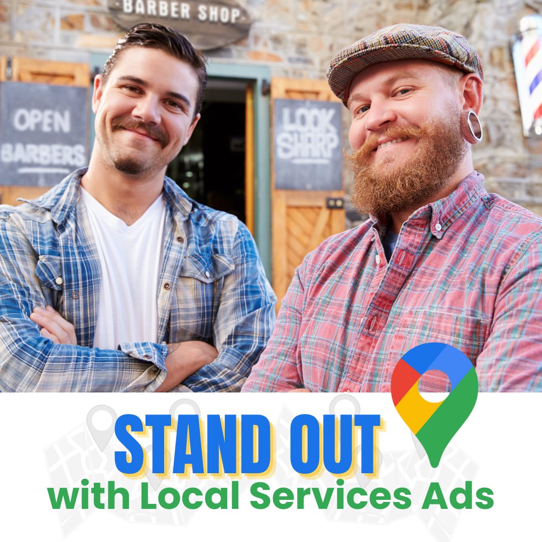 💼 Stand out in your neighborhood! 🏡 With Local Services Ads on Google, you'll be prominently featured when customers search for services like yours. Contact us now to get started! We're here to help! 🌐 #LocalPresence