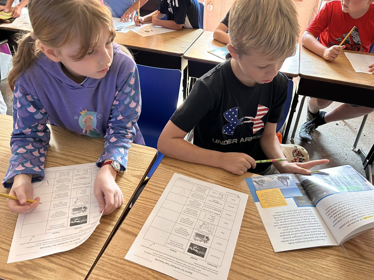 Our class dug deep into non-fiction books and went on a text feature scavenger hunt! 🔎 #WCconnects