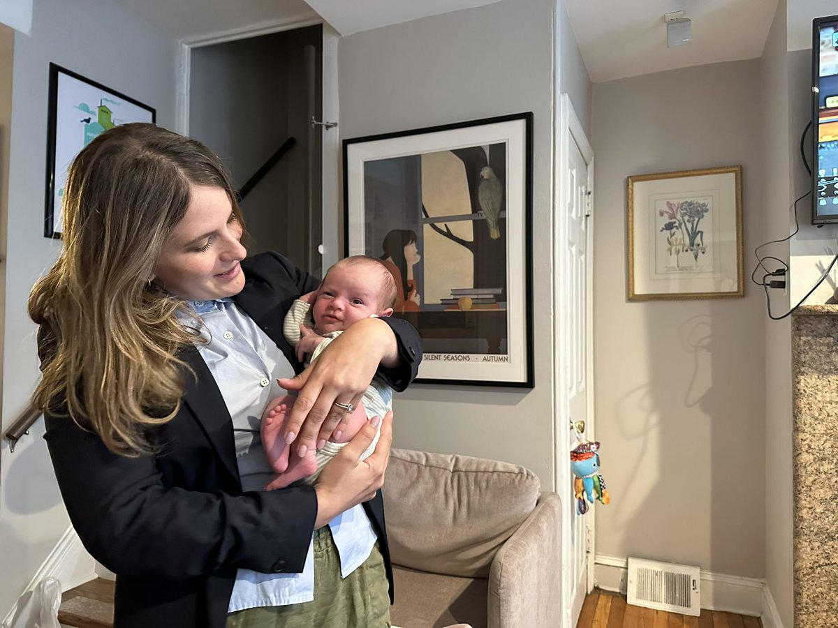 syapalaterMD's tweet photo. Interviewing for #HPM fellowship and cutest 5-week-old, respectively https://t.co/ydQsKFywsY