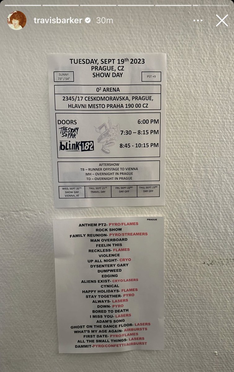 lori_l_mclean's tweet photo. 🖤#bLink182 #Praha9 #Czechia #TravisBarker https://t.co/27f071BkLs