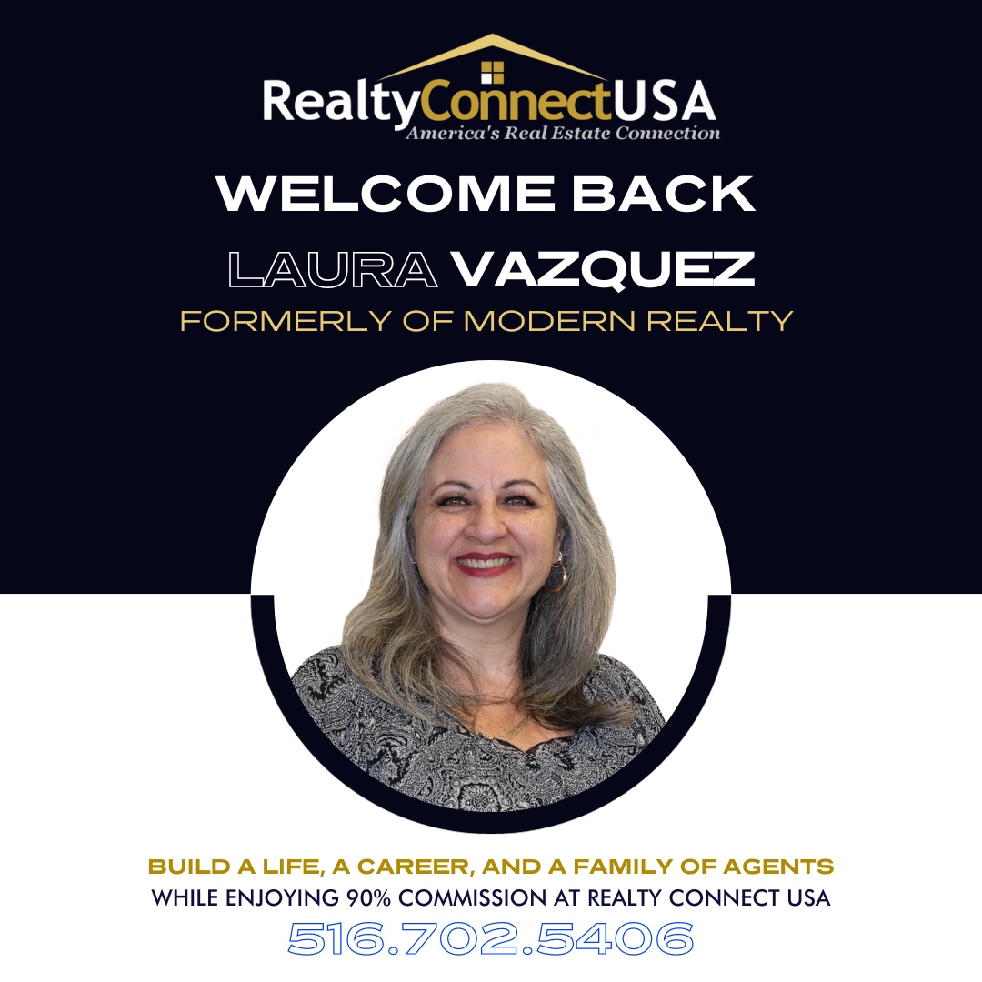 RealtyConnectLI's tweet photo. Please join us in extending a warm welcome to Laura Vazquez, the newest member of our Realty Connect family!⁠
⁠
Laura Vazquez, Licensed Salesperson⁠
☎️ Office: 631.784.3040⁠
📲 Cell: 631.680.8697 https://t.co/39Lox6uoNc