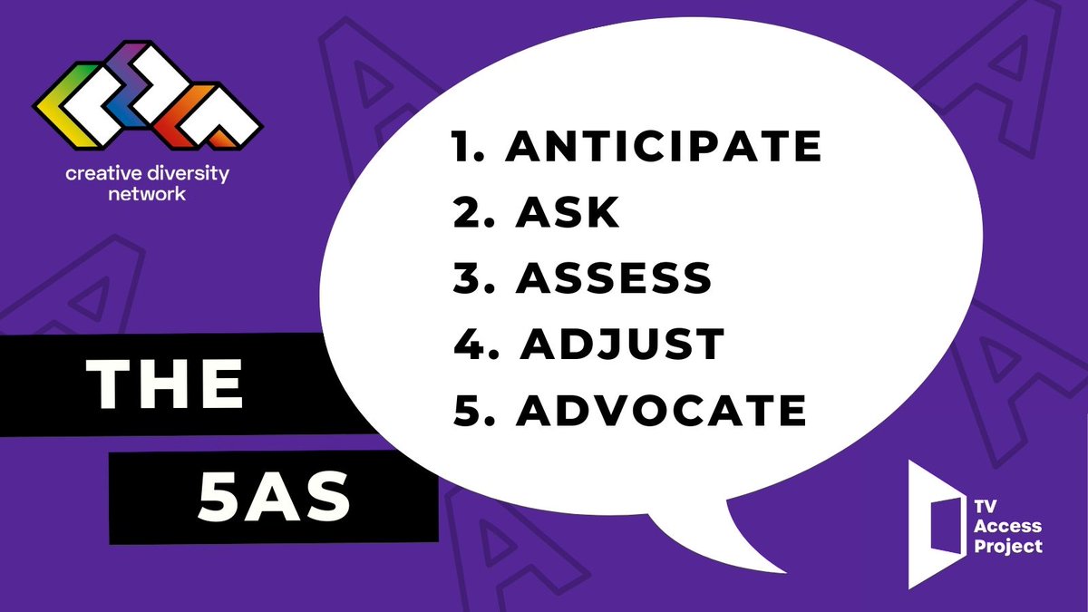 tweetCDN's tweet photo. Need a reminder on the 5As? We have a handy infographic to help you get those As. @TAP_at_ETVF
#5As #TAP #DisabilityInclusion https://t.co/r9r8Rj4OQl