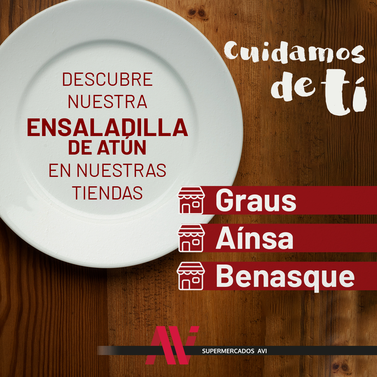 En #AVISelection #CuidamosdeTi. ¿Conoces nuestros #PlatosPreparados? ♨️ Prueba nuestra ➡️ #EnsaladilladeAtún. 📌 Ven y encuéntrala en nuestras tiendas en #Graus, #Aínsa y #Benasque. ¡Lista para disfrutar! #AviSelection #Huesca #ProductosGourmet #ProductosdelPirineo