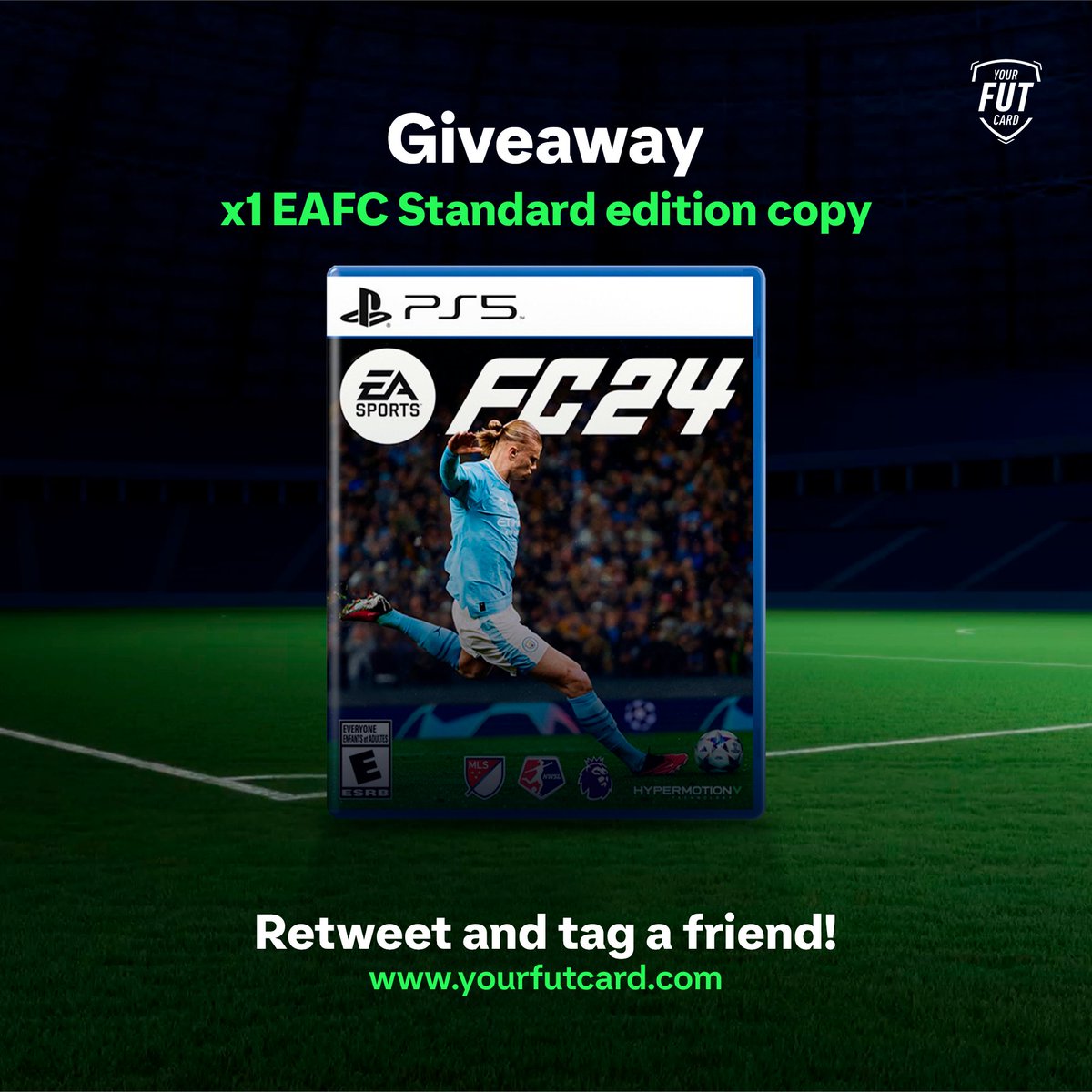 Your_Fut_Card's tweet photo. 🚨GIVEAWAY EAFC 24!🚨

EAFC 24 Standard edition (Code for Xbox or PS)

To enter

-Retweet
-Tag A Friend
-Follow us!

Winner announced Sunday 6PM! Good luck!

https://t.co/7Cmk0C6OvA

#EAFC24 #EAFC #FIFA #FUT https://t.co/O4HG1yeqkc