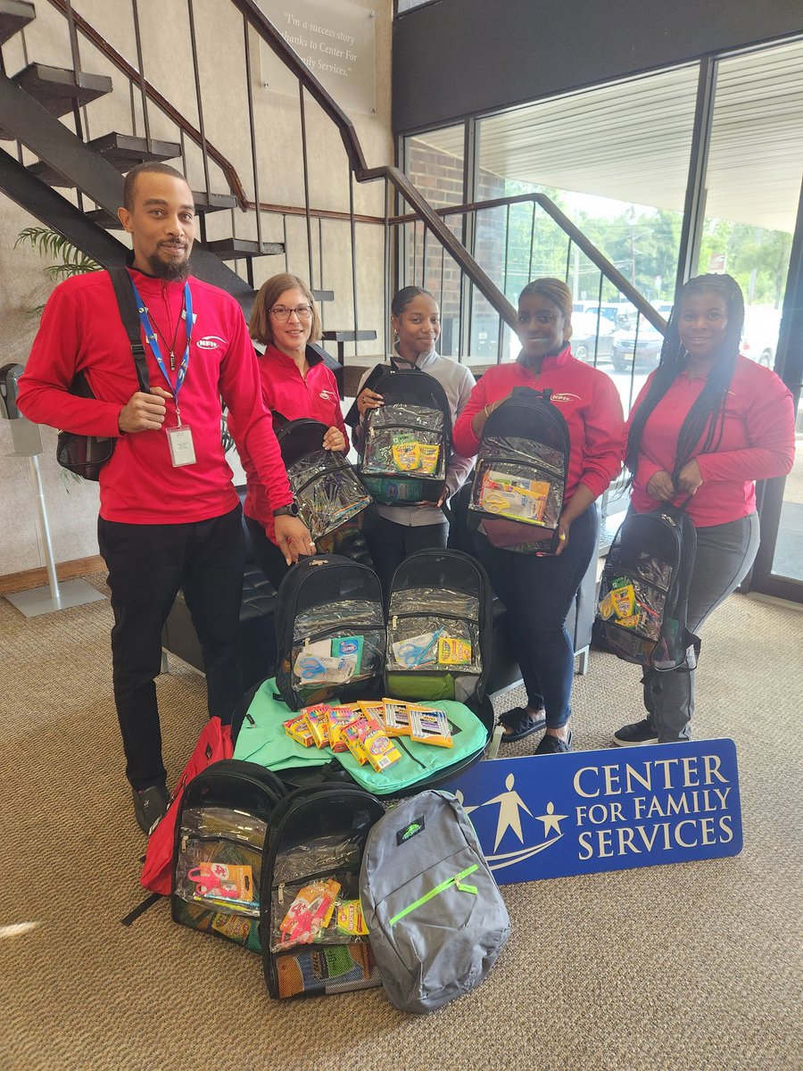 centerffs's tweet image. Thank you, NFI Industries team for your donation, setting up 50 students on a pathway to success and provides them with the tools needed to conquer this school year. Thank you for your support of children returning to the classroom!