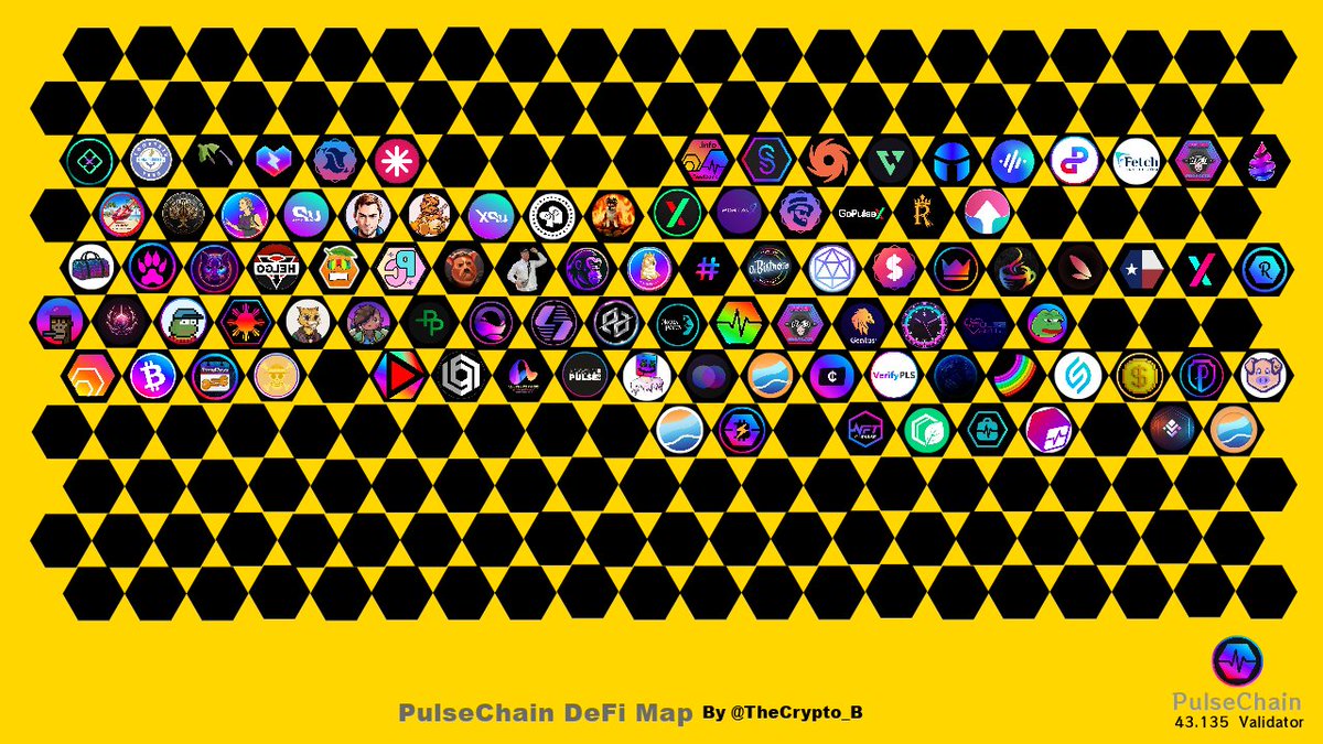 TheCrypto_B's tweet photo. 👉🔥These are all the #pulsechain projects that I have added to the pulsechain DeFi Map so far... 

Still cannot see it your favorite project here? simply add the X handle+category so I can add it to the main map plus this #CryptoBee (B) honey map...  

Like+Share the love... 🚀🩷

#Crypto 
#pulsechain
#pulsex 
#richardheartwin
#DeFi