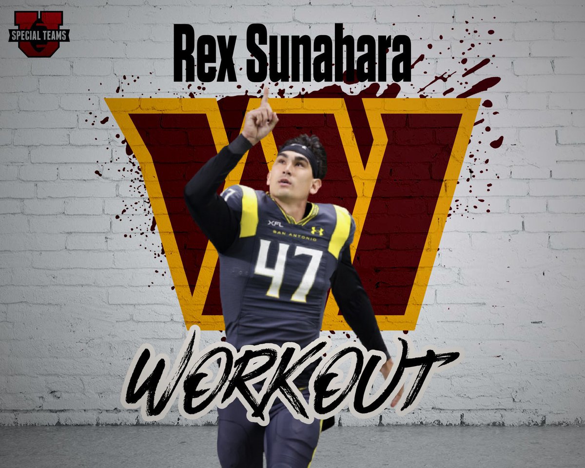 Congrats to client @RexSunahara on landing another @NFL workout! This time with the @Commanders. @LBSAgent #longsnap #longsnapper #longsnapping #WelcometotheU #ELITE #RESULTS