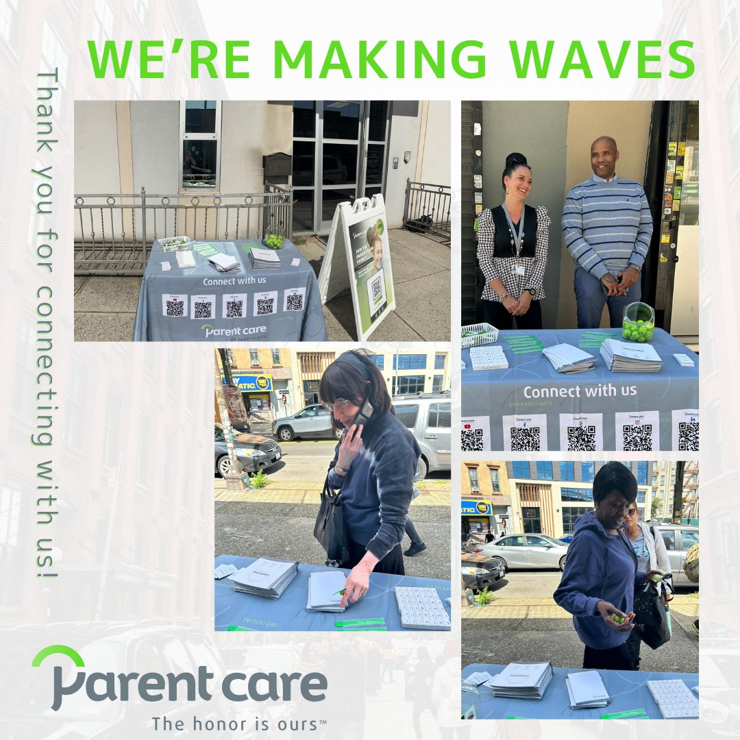 ParentCare3's tweet image. 🏡☀️ Danielle was at our Brooklyn office, sharing valuable information and promotional items with those interested in receiving exceptional home care and exploring CDPAP services. It's all about making a difference in our community.  💙📋 #TableEvent #ParentCare #CaringForYou