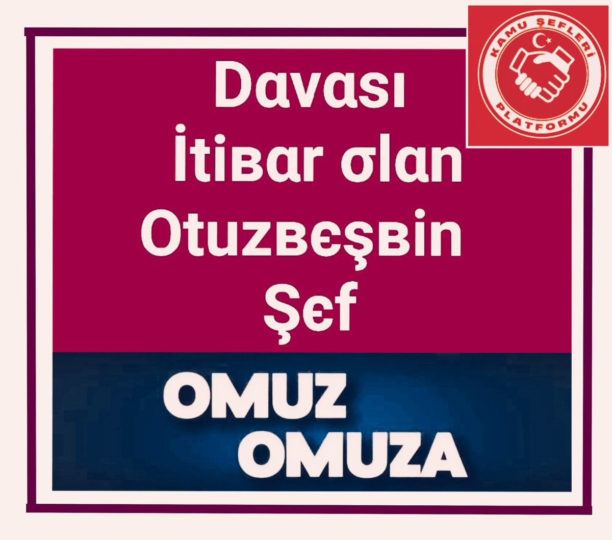MesutADANALI01's tweet photo. Yine yeni yeniden her zamanki gibi kaldığımız yerden devamke #KamuŞefleri hakkını alana bizlerin sesini duyana kadar bizler buradayız
@RTErdogan @memetsimsek @isikhanvedat @_aliyalcin_ @OnderKahveci @HBTONBUL @TurkesGuney https://t.co/bQSUsnKXsq