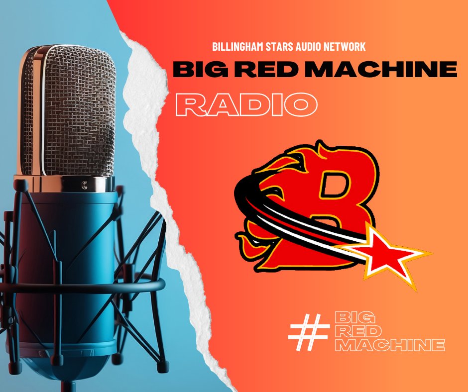billinghamstars's tweet photo. 🔴 ⚪️ 🎤 POST GAME REACTION 🎤 ⚪️ 🔴

It's the return of #BigRedMachineRadio - our audio content from your Billingham Stars.

@fee081 caught up with coach Stephen Foster in Deeside on Sunday to review the road win and the four point weekend.

➡️ https://t.co/TNhbQNzzmB

#SMT https://t.co/idrDiHrbEV