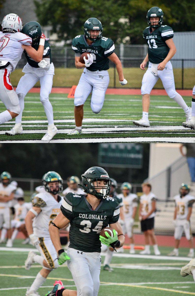 WilliamFloydSD's tweet photo. Congratulations to WF varsity football student-athletes Caden Lesiewicz and Jaden Montalvo on being named to Newsday’s “Gridiron Greats” this week! 

Both student-athletes played key roles in William Floyd’s big 31-21 victory over Ward Melville!

#LetsGoFloyd #FloydStrong 💪🏈 https://t.co/THLt7Hjvbv