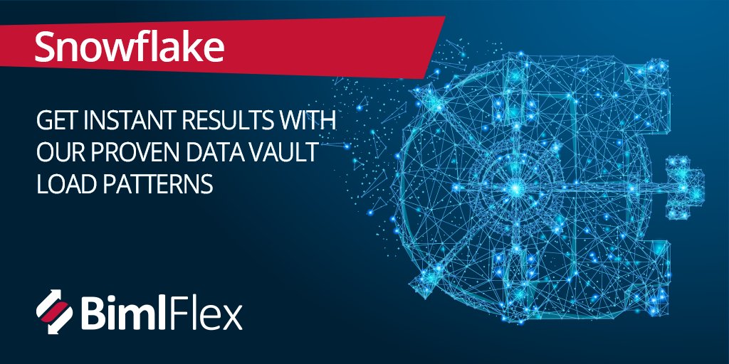 Accelerate #Snowflake data solutions with #BimlFlex #DataVault Accelerator, now with an improved user interface. Get to your desired value faster. #biml