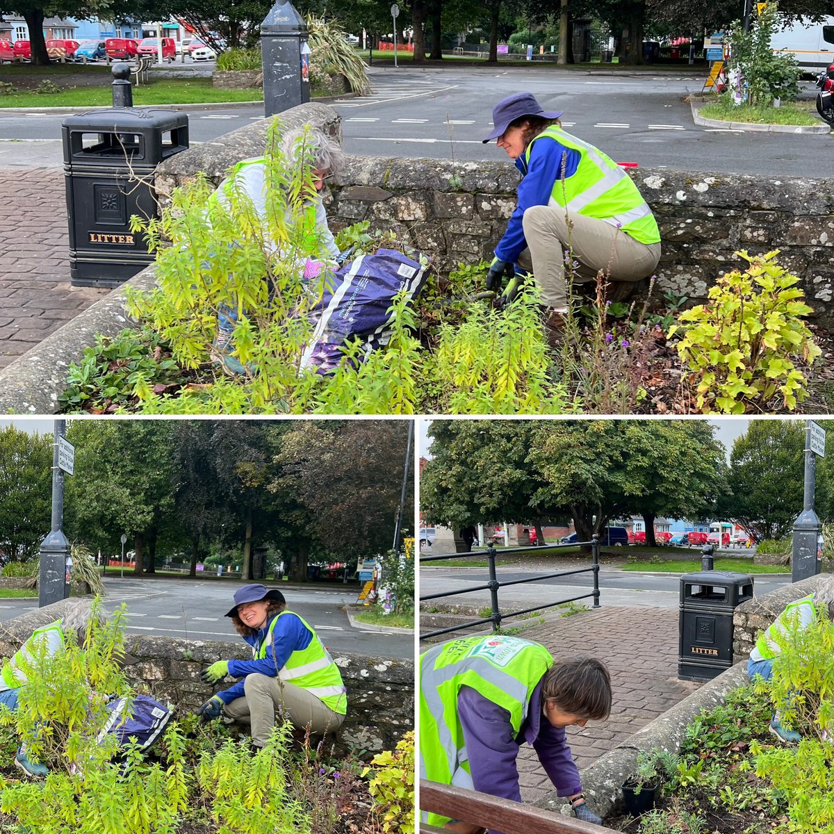 Thanks team! We have been busy working on our riverside beds. The planting here has struggled with the hotter drier summers, so we’re adapting the planting…watch this space, there will be lots of lovely herbs and plenty of flowers for the bees! 🐝 🌸 
#communityspirit #bideford