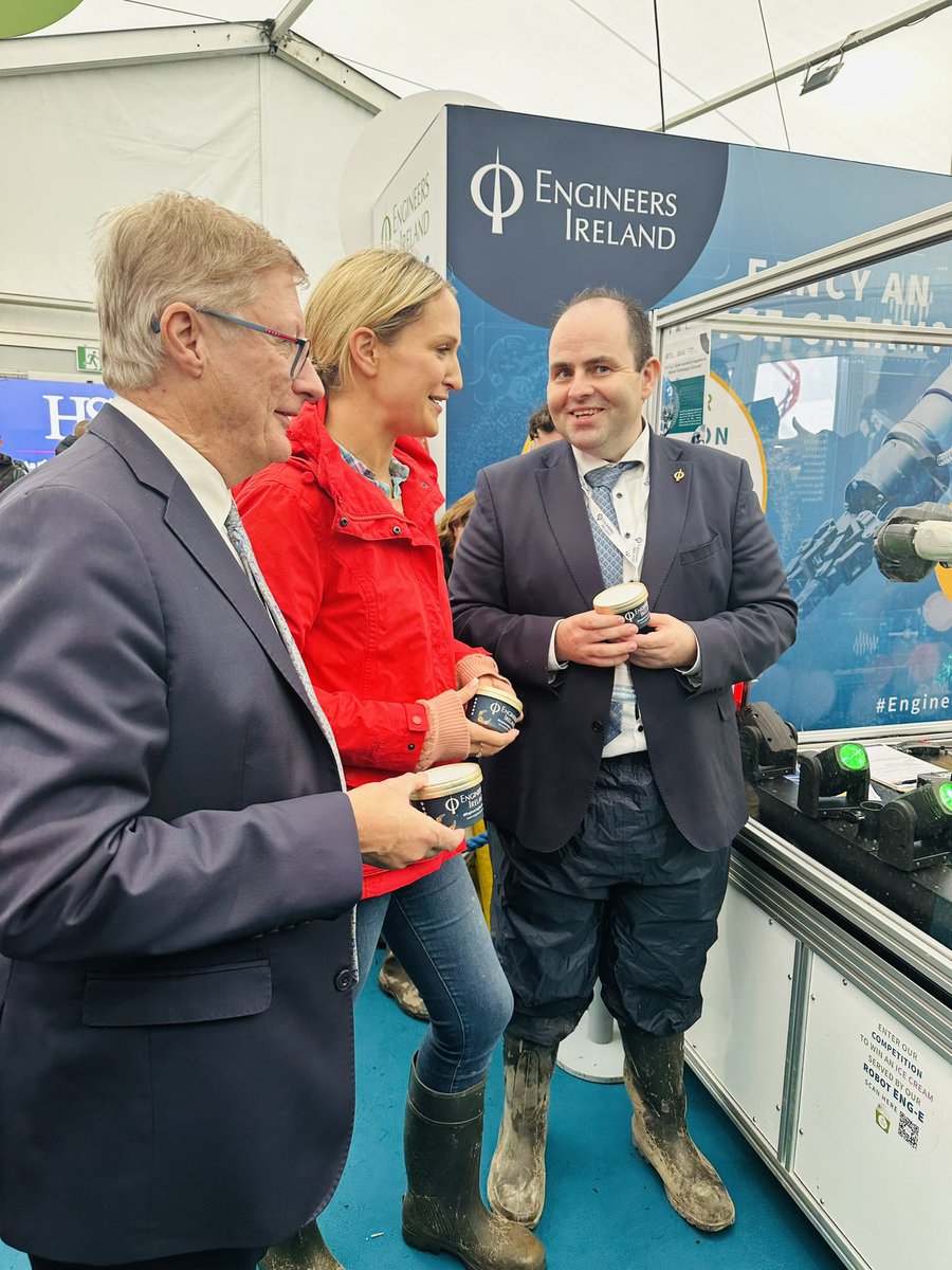 DrVanessaWoods's tweet image. Great to welcome @HMcEntee to @EngineerIreland exhibit @NPAIE to hear about the great work of Engineers and the importance of combining Engineering with Agriculture to meet net zero commitments. #EngineeringYourFuture

Block 2; Row 23; Stand 357

#Ploughing2023