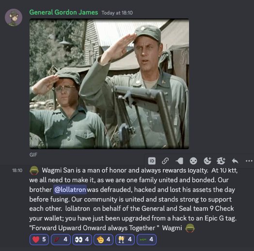 Yesterday @10ktfshop OG <a href="/lollatron/">lollatron</a> was hacked before the GTag fusing. 

Today the <a href="/General6316/">General Gordon James</a> stepped in and did this. 🫡🫡🫡