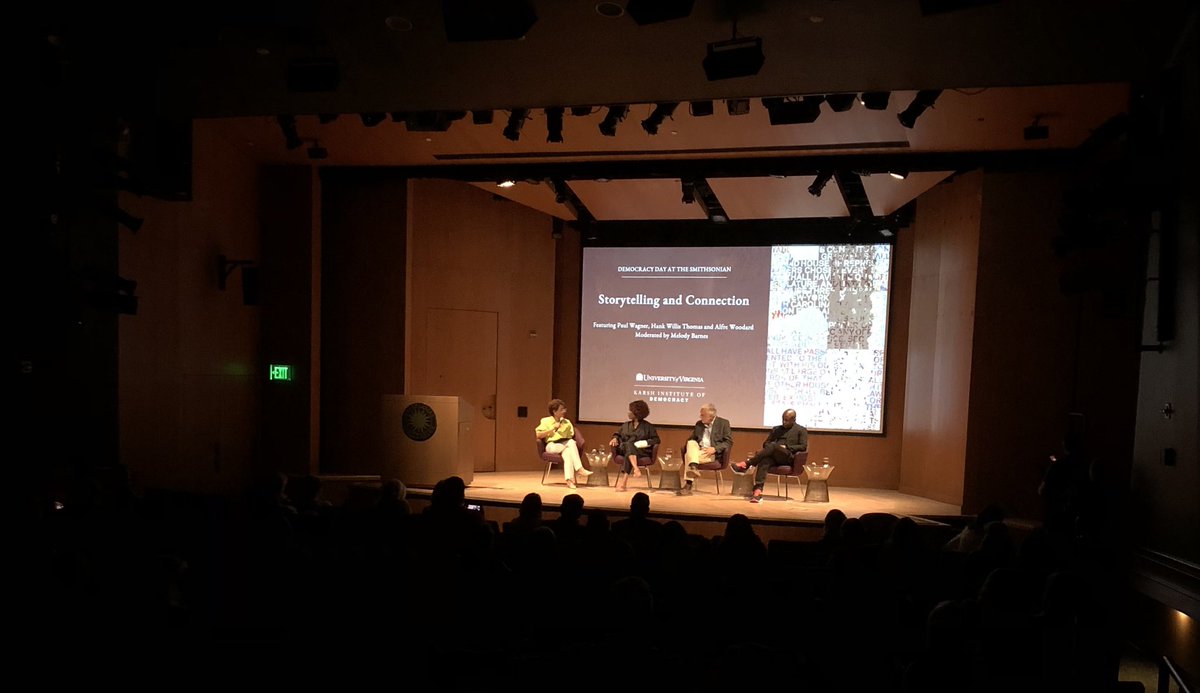 Democracy needs artists… artists are fundamentally to our democracy!

Overheard at Democracy Day <a href="/amhistorymuseum/">National Museum of American History</a>