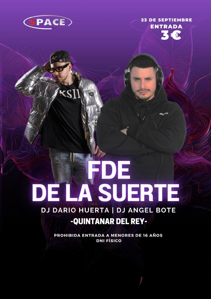 💥Ya está aqui la primera FDE

 🍀TEMATICA DE LA SUERTE: se repartirán sobres con regalos dentro (hasta fin de existencias)
❗️ENTRADA: 3€

❗️Sorteo de una entrada:
• Like❤️ y RT 🔁a la publicación.

¡Mucha suerte a todos!

⛔️PROHIBIDA LA ENTRADA A MENORES DE 16.
DNI FÍSICO.