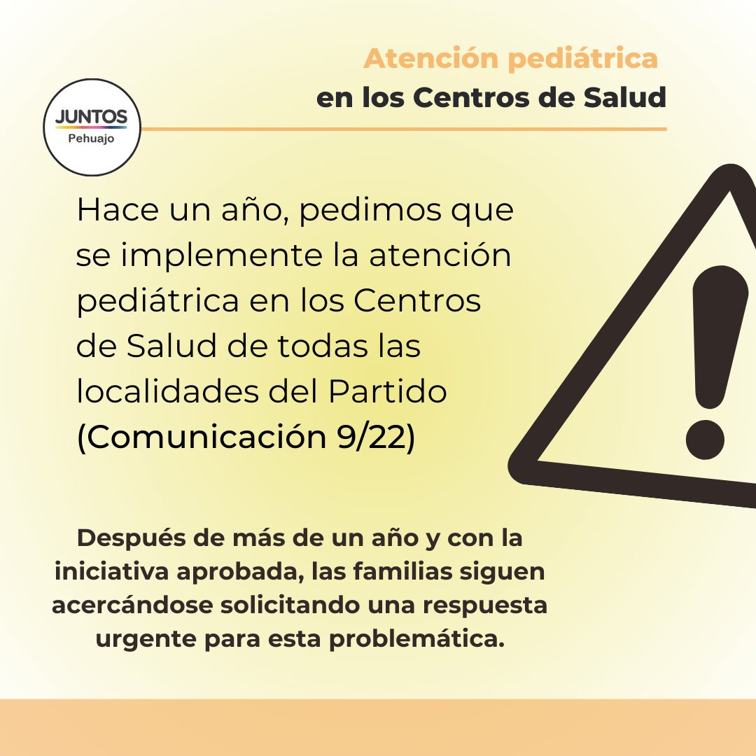 JxLPehuajo's tweet photo. Después de más de un año que aprobamos esta iniciativa , las familias de Paso, Mones Cazón, Madero, Guanaco, Magdala, Nueva Plata, Chiclana siguen acercándose para conseguir una respuesta urgente a esta problemática❌
Es necesario que el Municipio brinde una solución YA⚠️ https://t.co/o1FMllrQoW