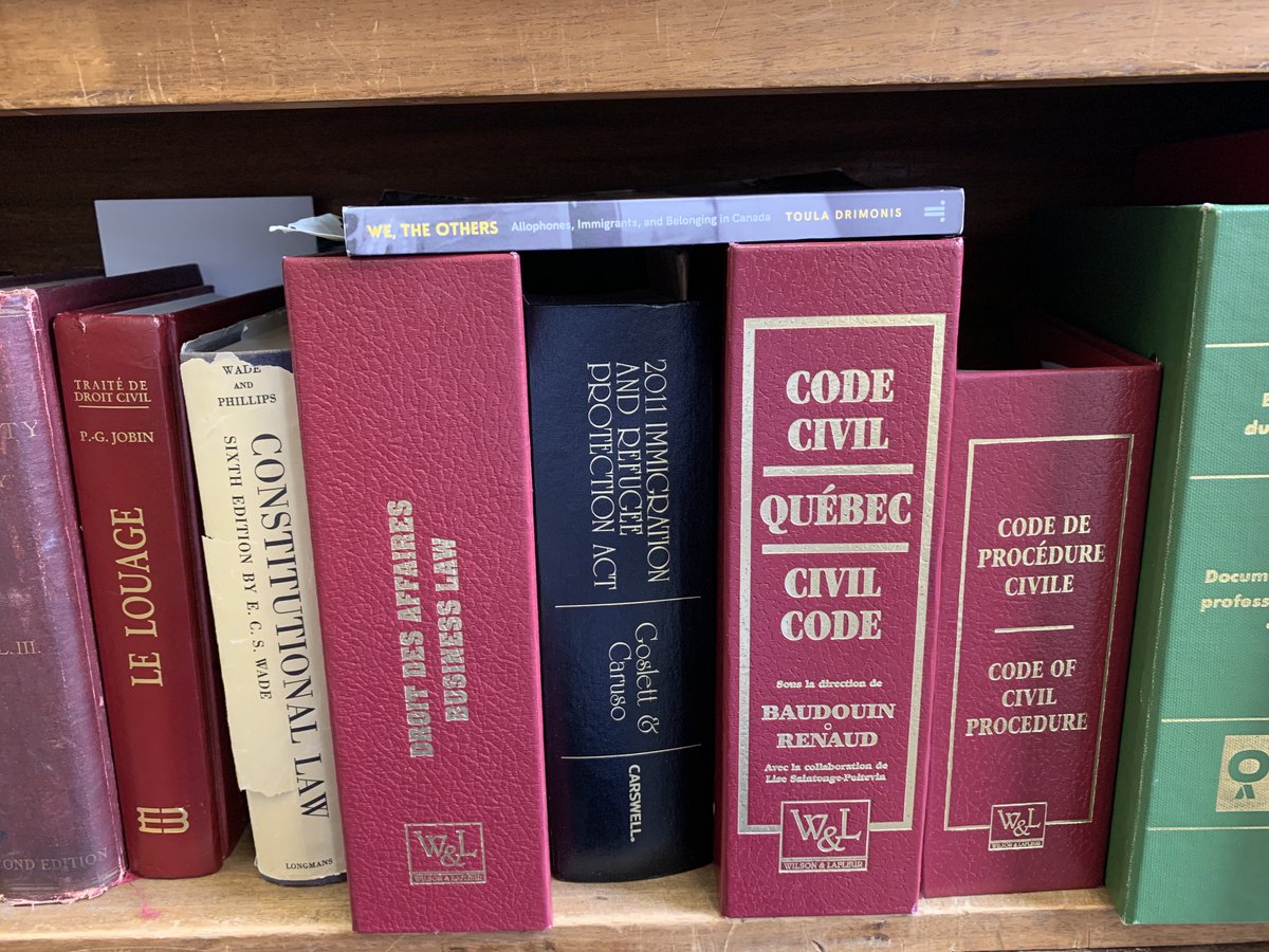 mattaronson's tweet image. ⁦@ToulasTake⁩ I keep mine in my office #essentialreading #lawpractice #immigration