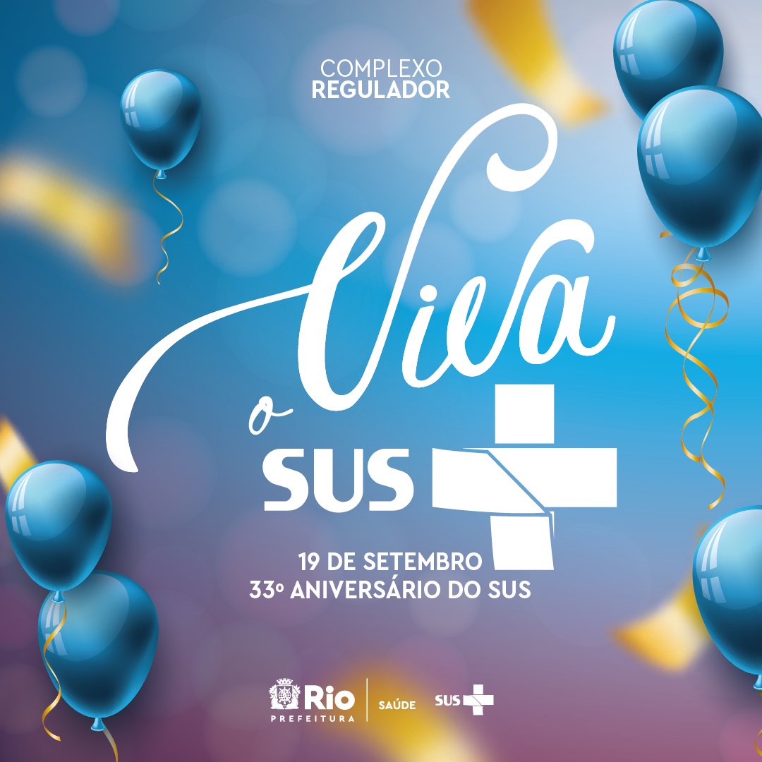 O Sistema Único de Saúde (SUS) completa 33 anos neste dia 19 de setembro. A data relembra o dia em que a Lei Orgânica da Saúde (Lei Nº 8080/1990) foi sancionada.
O SUS salva vidas e é de todas e todos. Defendê-lo é defender nosso passado, presente e, principalmente, nosso futuro!